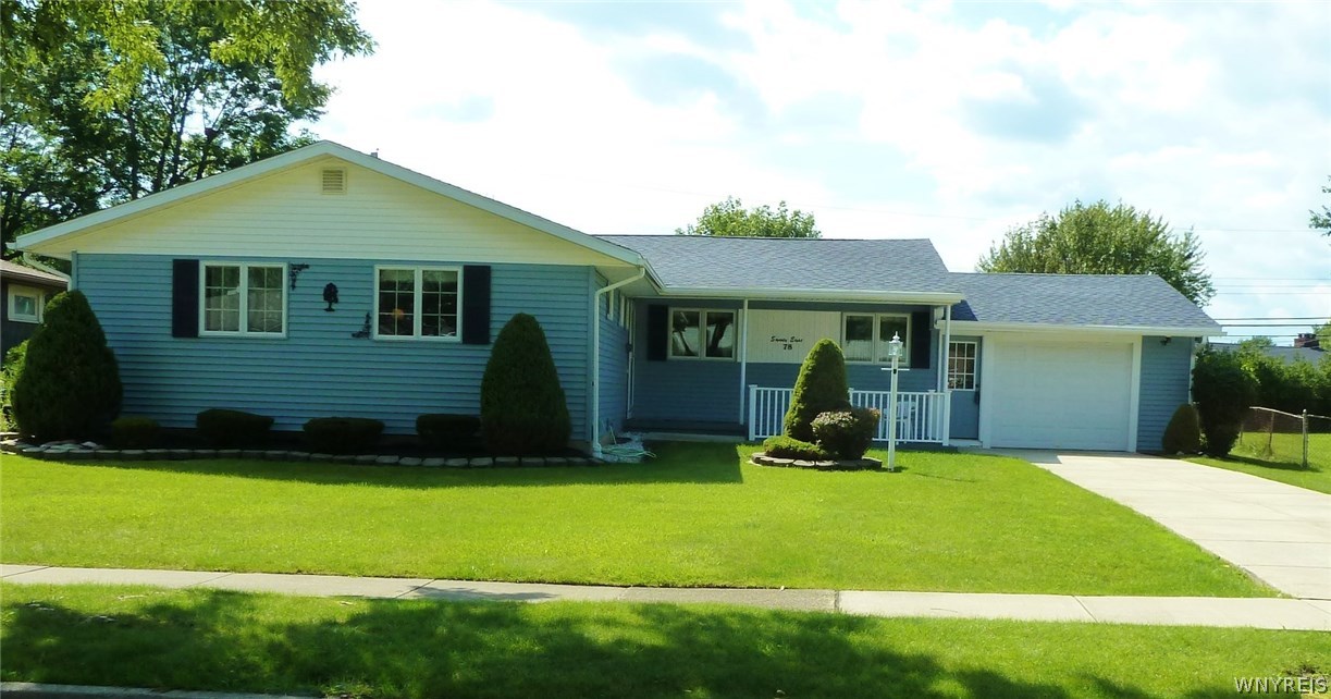 78 Woodgate Road Tonawanda, NY 14150 - Photo 1 of 1 Maintenance free ranch.