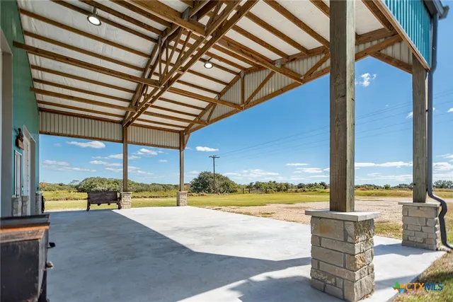 a swimming pool with a outdoor space