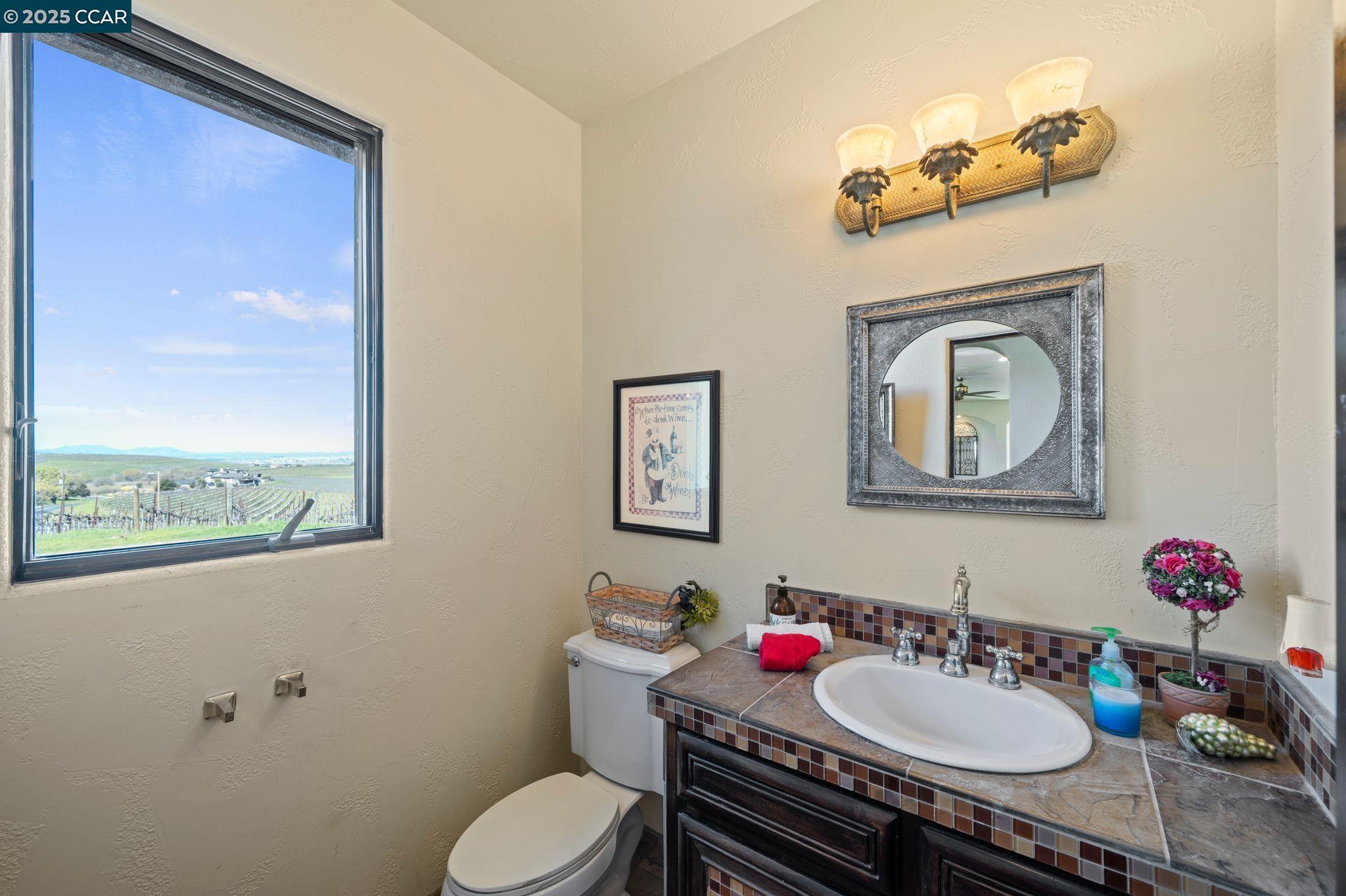633 Kalthoff Common Livermore, CA 94550 - Photo 30 of 60 a bathroom with a toilet sink and a mirror