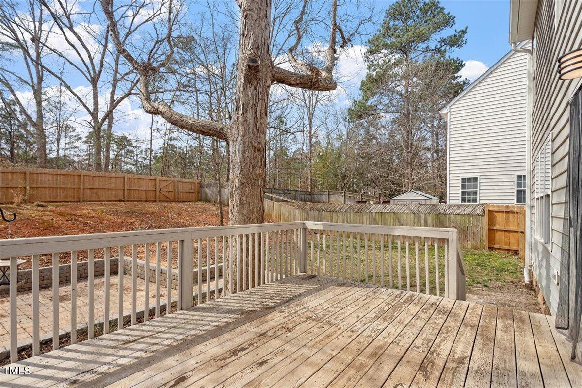 2121 Ramsgate Street Raleigh, NC 27603 - Photo 27 of 30 Large Back Deck
