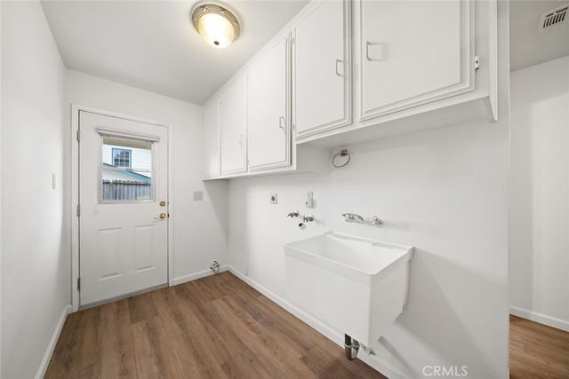 a room with storage and utility