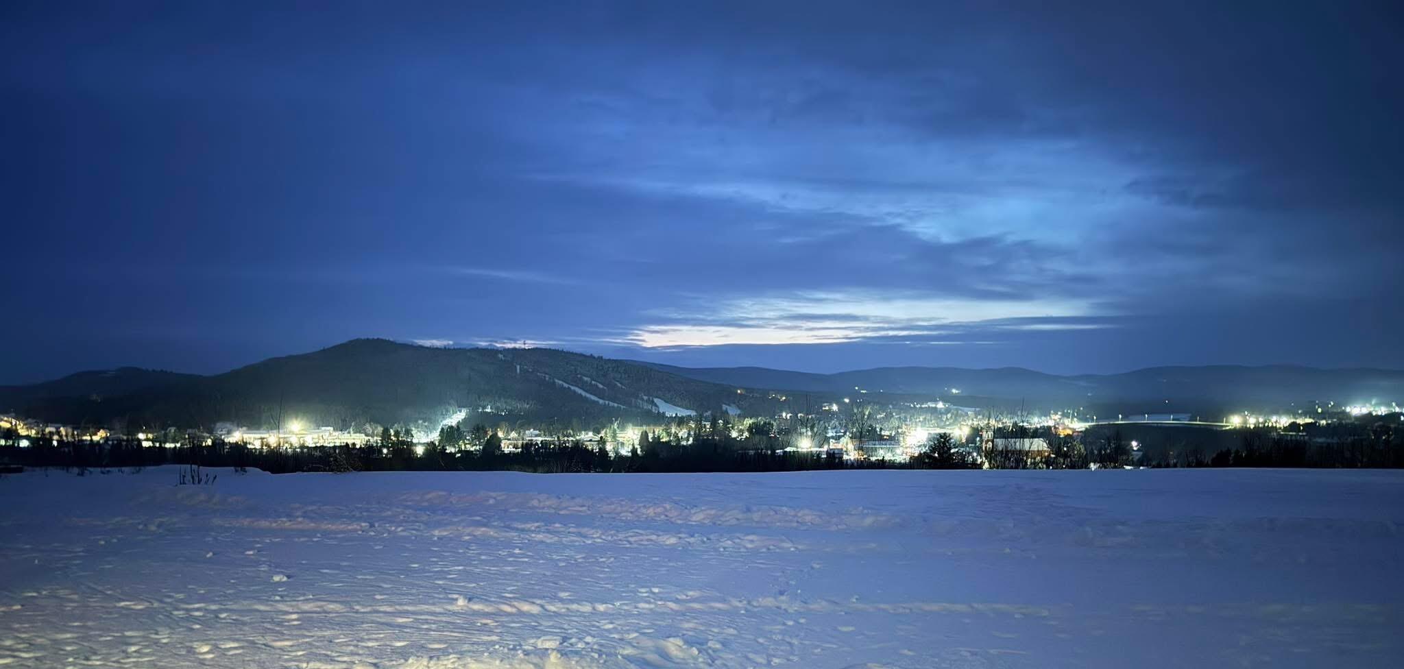35 Carson Lane Fort Kent, ME 04743 - Photo 35 of 36 Winter night view of ski mountain