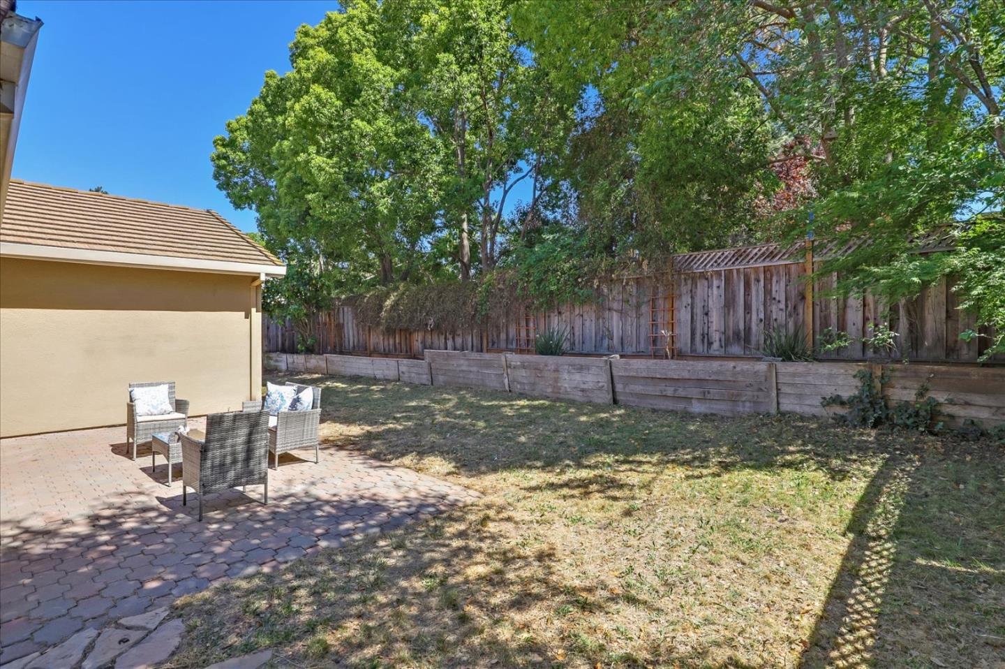 1274 Blacksmith Drive Gilroy, CA 95020 - Photo 25 of 30 a view of backyard of house with green space