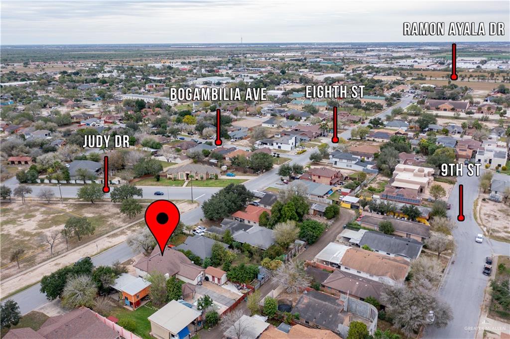 415 North 8th Street Hidalgo, TX 78557 - Photo 21 of 21 an aerial view of a city