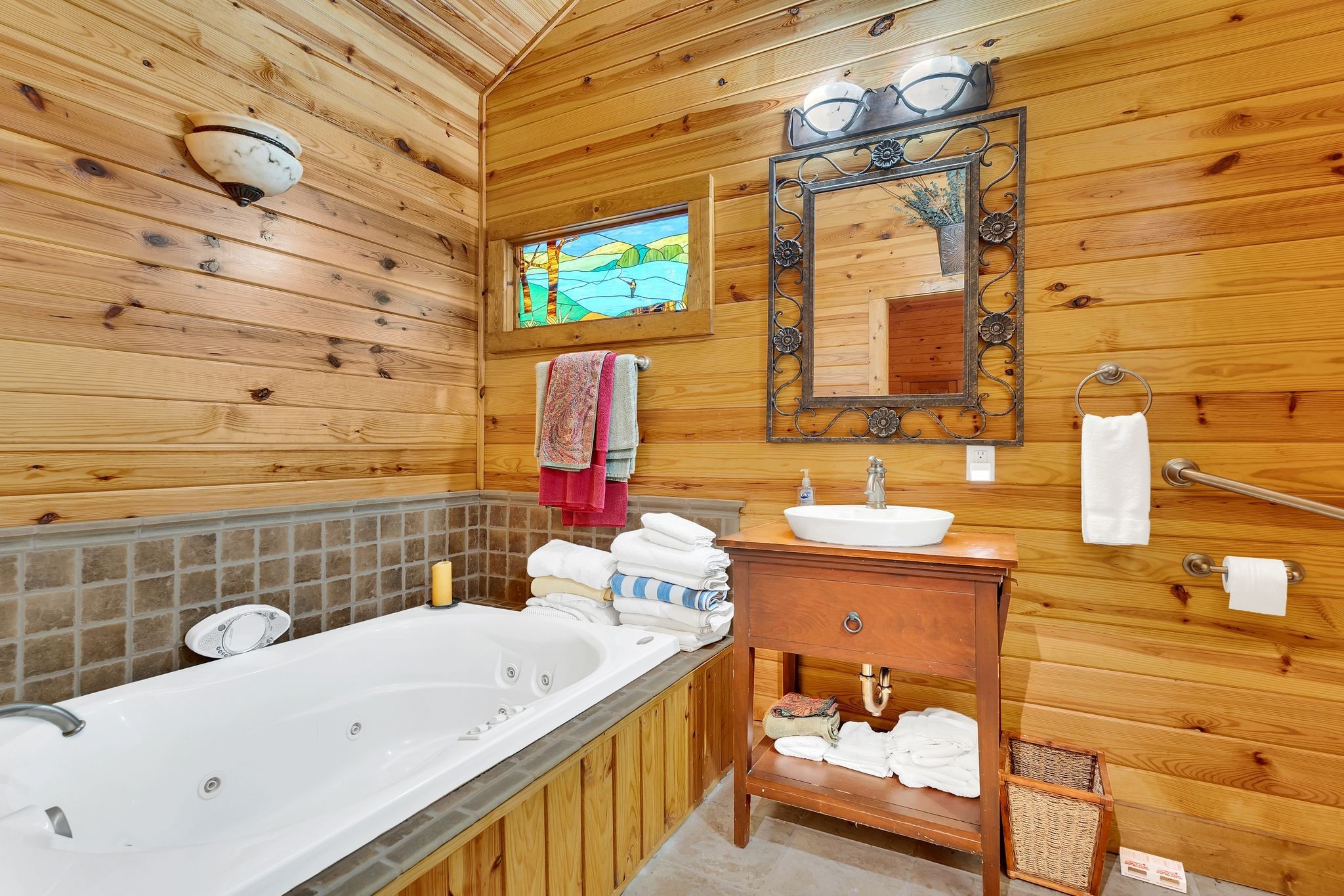 110 Village Way Lancaster, TN 38569 - Photo 19 of 27 a bathroom with a sink and a shower