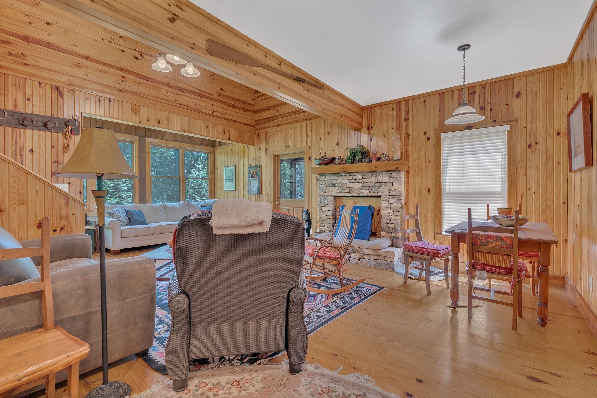 110 Village Way Lancaster, TN 38569 - Photo 7 of 27 a living room with furniture a fireplace and a table
