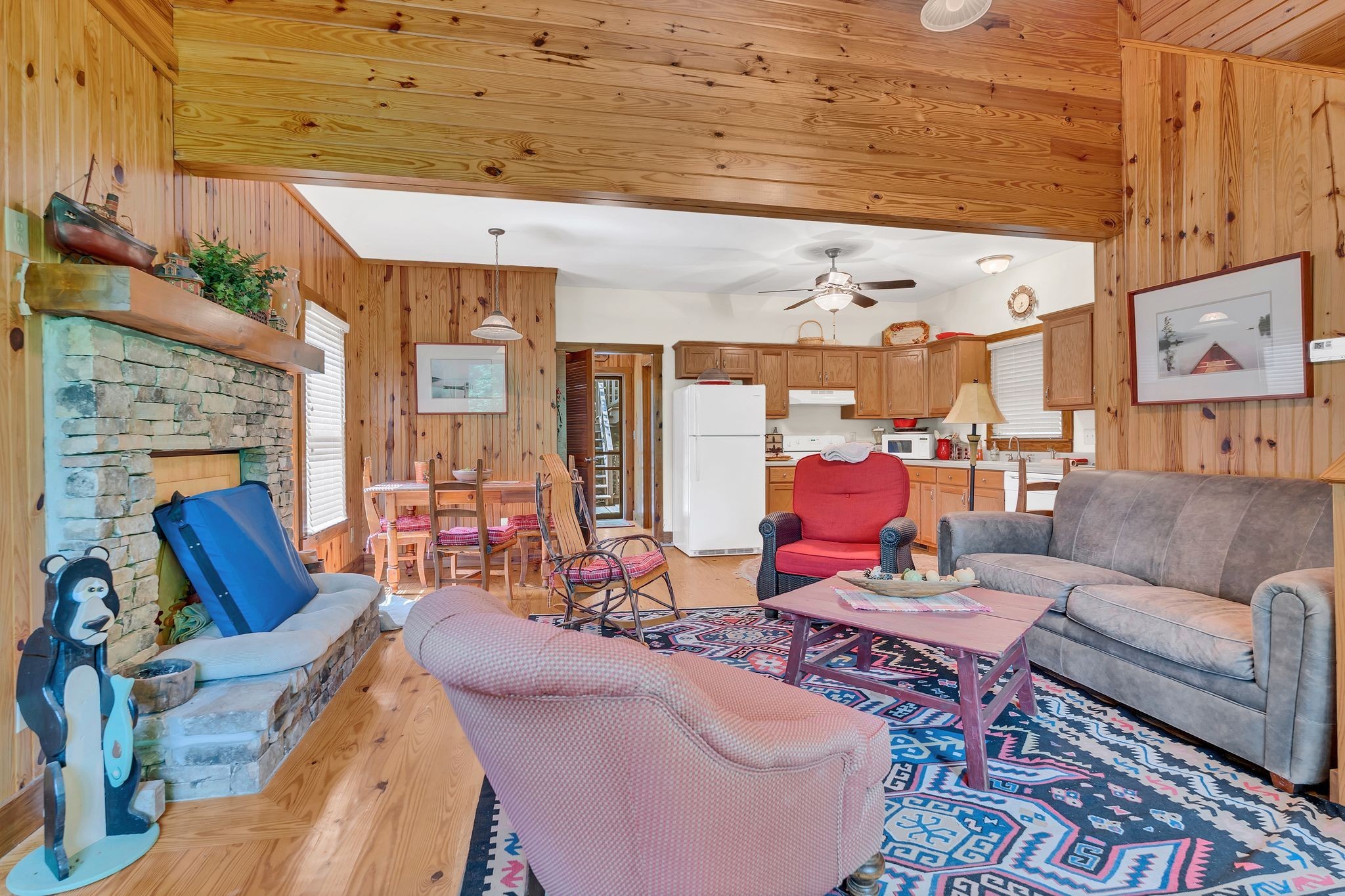 110 Village Way Lancaster, TN 38569 - Photo 9 of 27 a living room filled with furniture and a fireplace