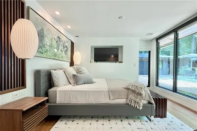 a view of an empty room