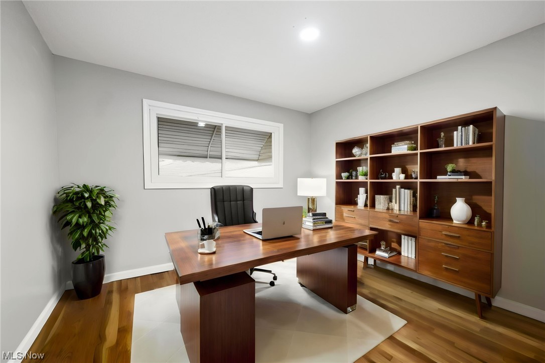 11417 Snow Road Parma Heights, OH 44130 - Photo 20 of 32 Office with wood-type flooring and digital staging