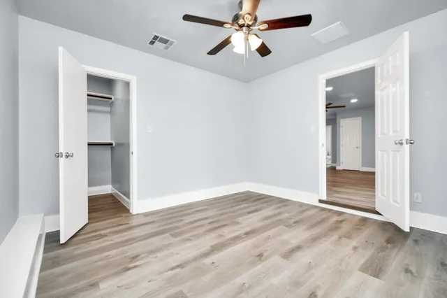 wooden floor in an empty room