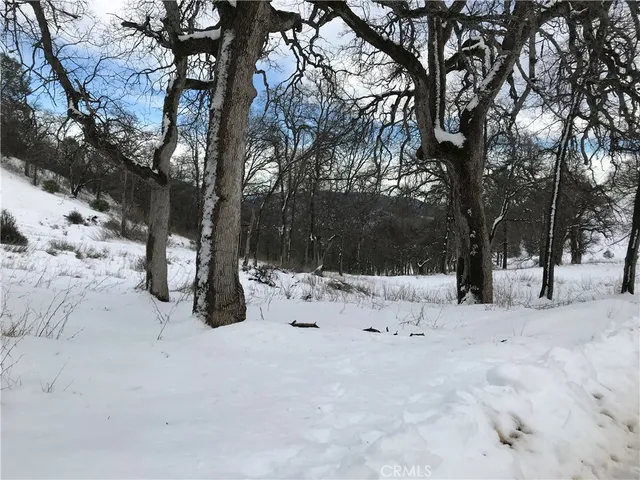 a view of snow on the road