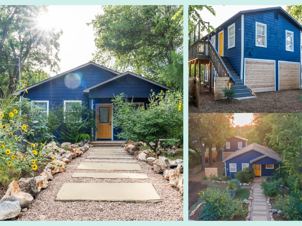 1148 Gunter Street Austin, TX 78721 - Photo 3 of 38 a view of a house with a yard and balcony