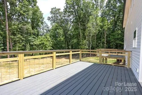 a view of balcony with deck and outdoor space