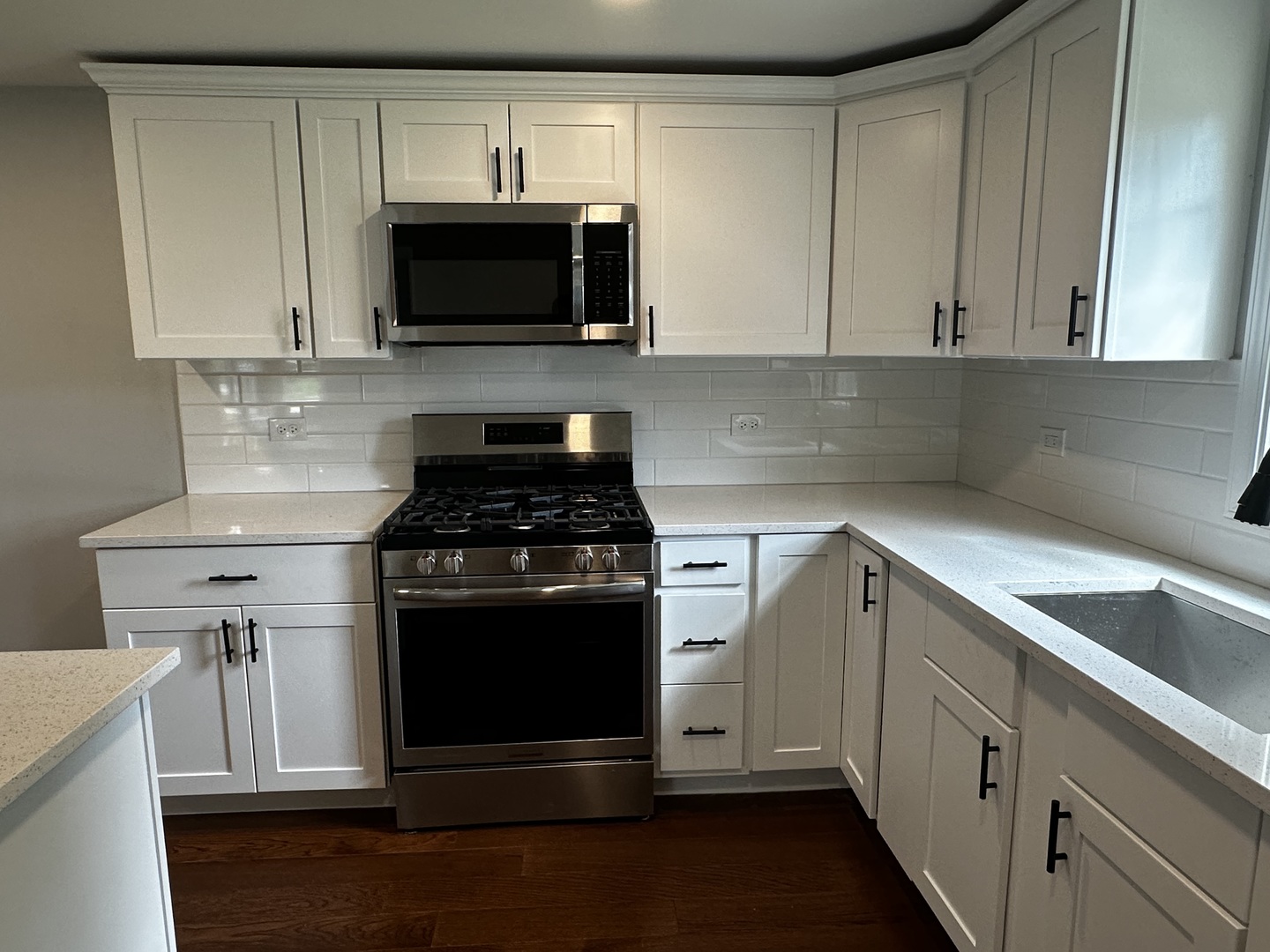 764 Brooklyn Road West Brooklyn, IL 61378 - Photo 12 of 33 a kitchen with cabinets stainless steel appliances and a sink