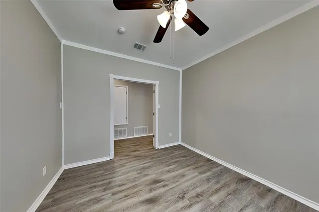 wooden floor in an empty room