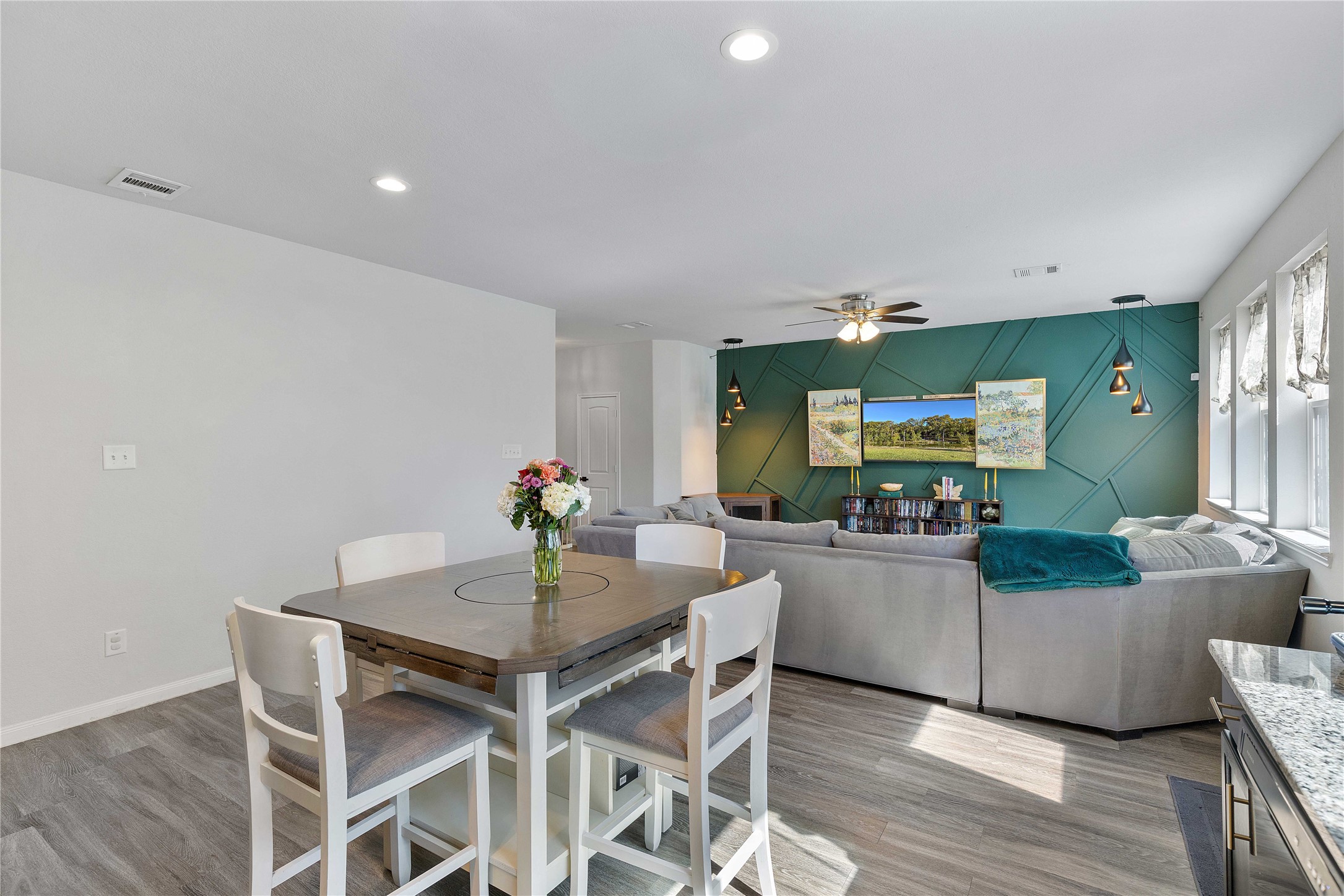 18623 Jerrara Stream Lane Katy, TX 77449 - Photo 4 of 46 Another view of the large kitchen and living room area