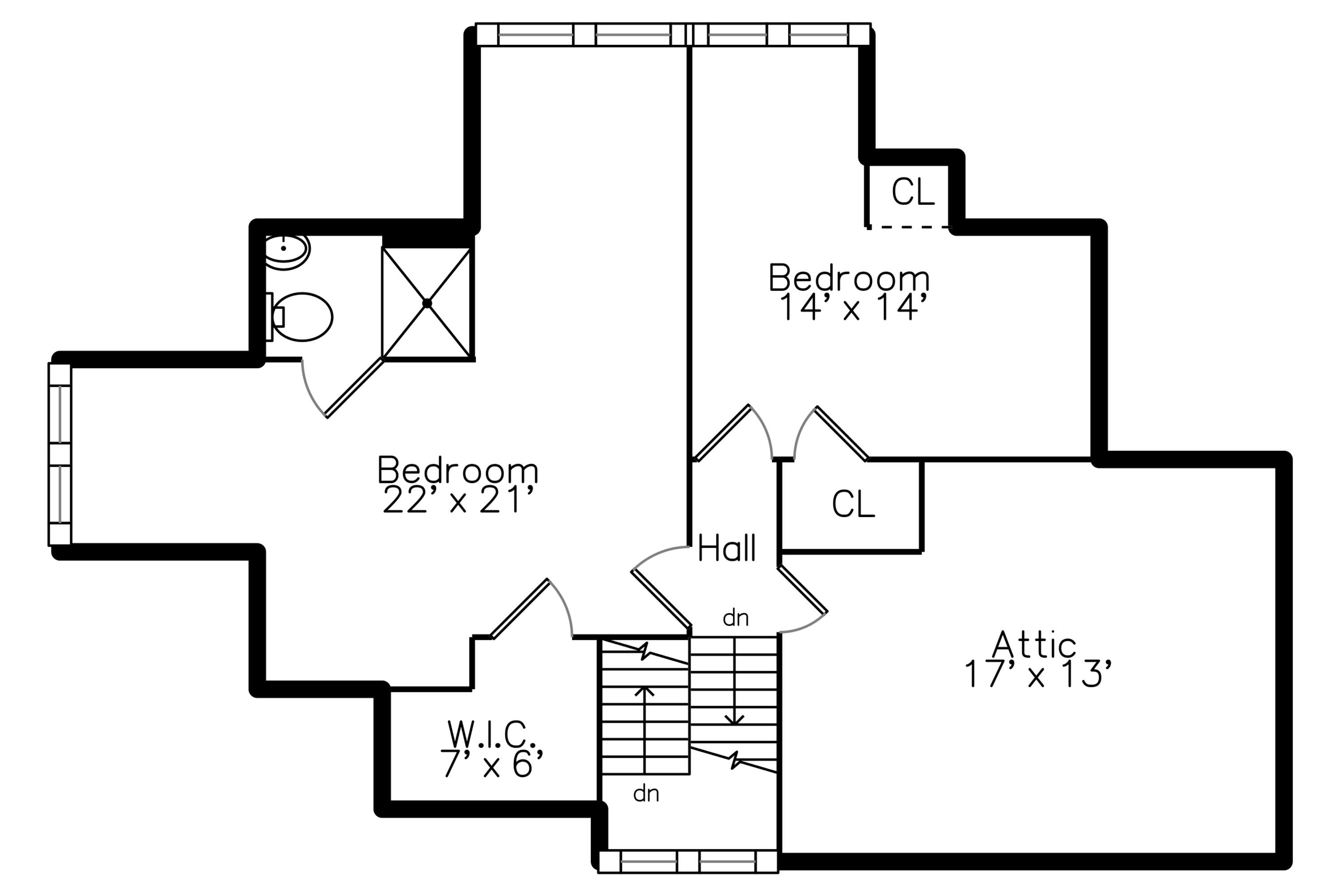 1930 Cambridge Road Ann Arbor, MI 48104 - Photo 58 of 59 3rd floor Floorplan