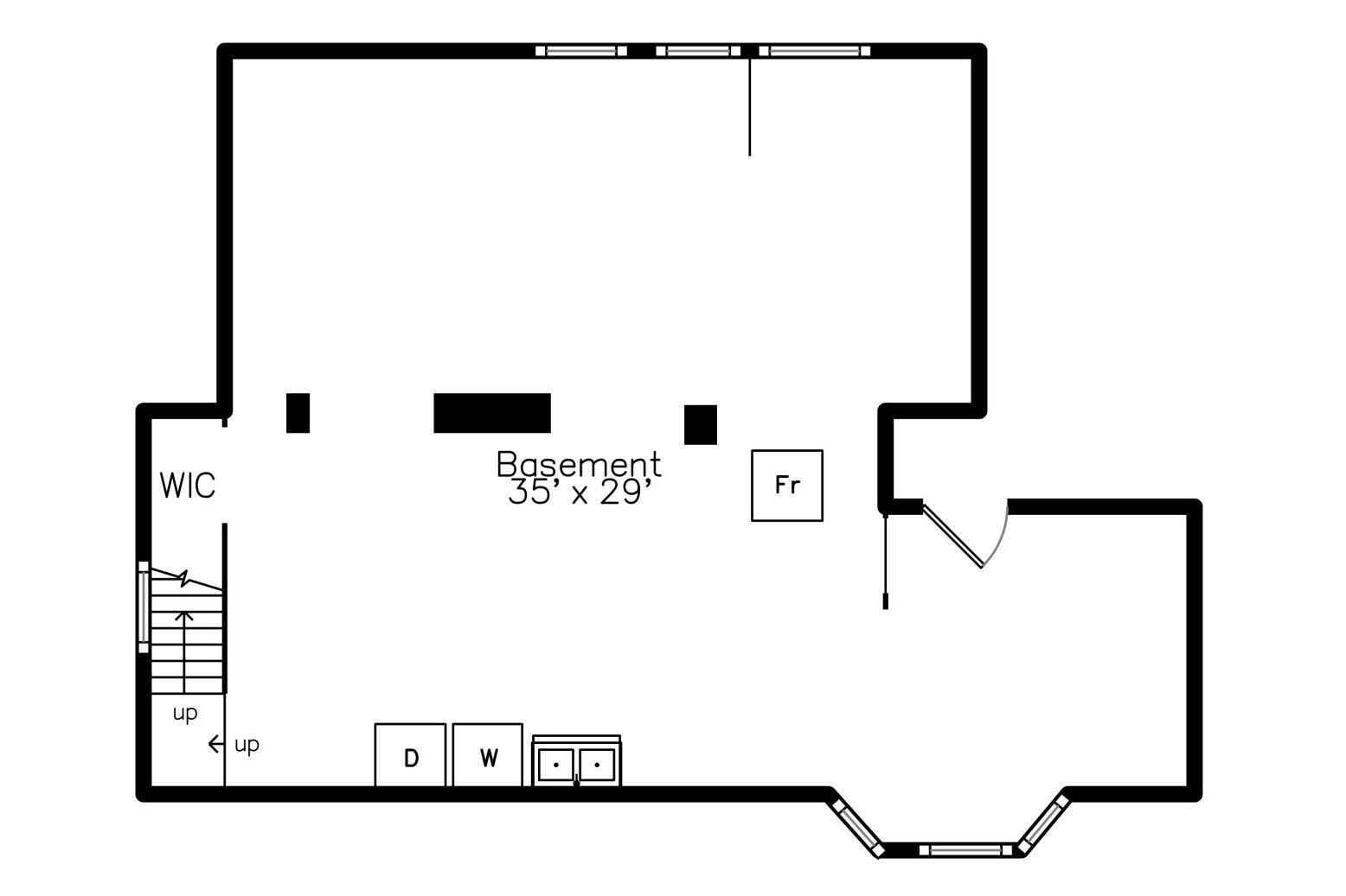 1930 Cambridge Road Ann Arbor, MI 48104 - Photo 59 of 59 Basement Floorplan