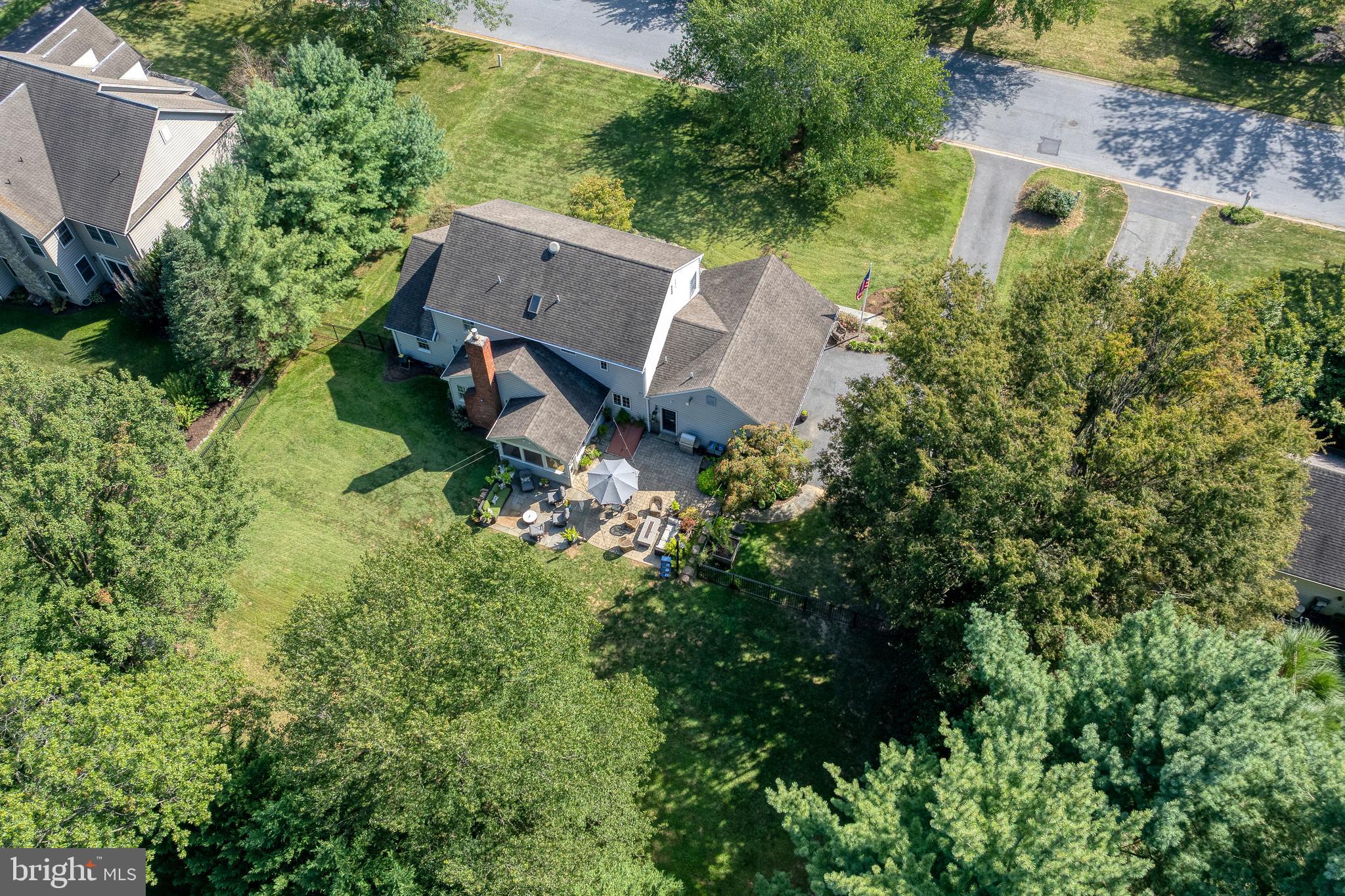 1325 Olde Saybrook Road Lancaster, PA 17601 - Photo 69 of 80 an aerial view of a house with swimming pool and garden space