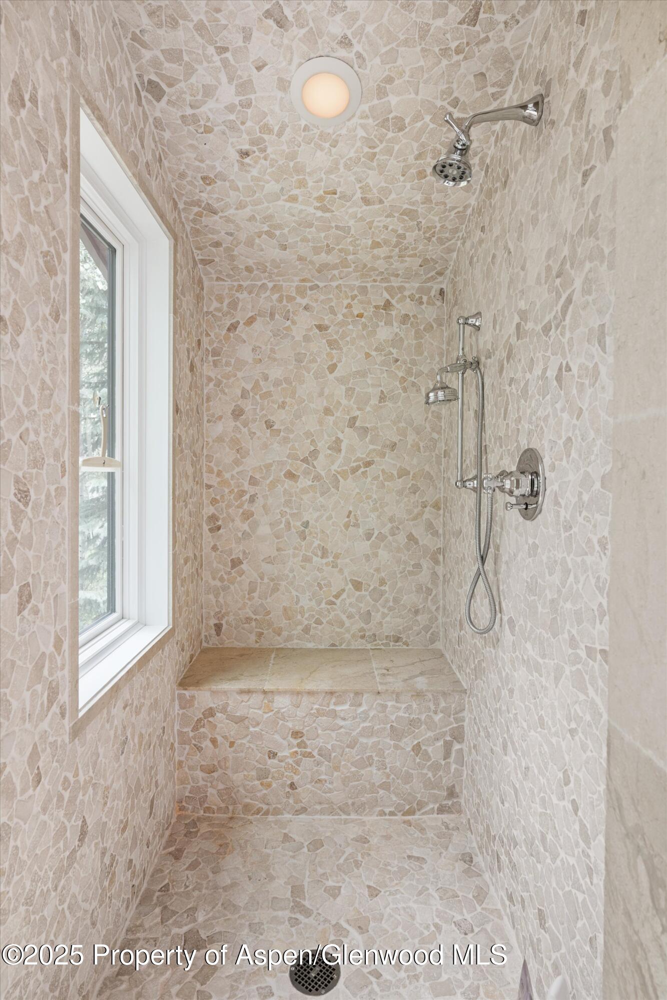 9555 Castle Creek Road Aspen, CO 81612 - Photo 19 of 42 a bathroom with a shower