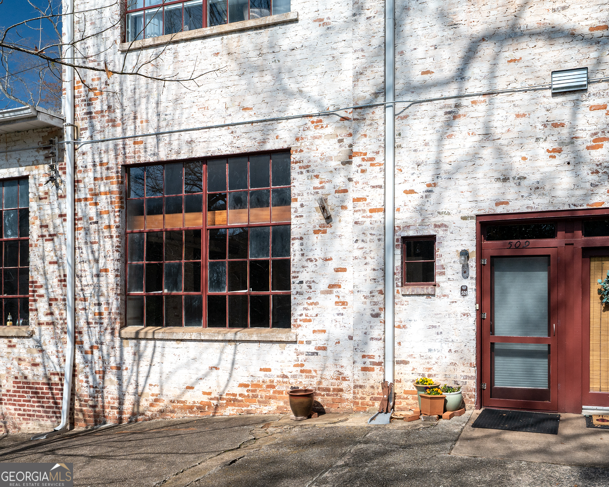 a view of front door