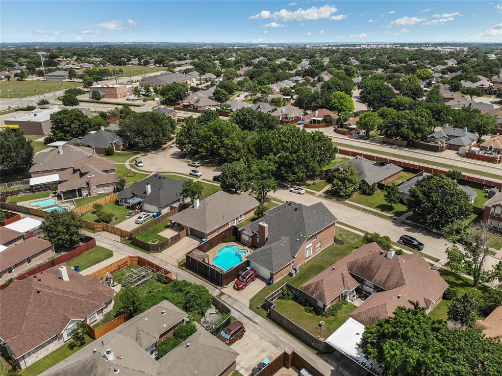 2317 Wellesly Road Rowlett, TX 75089 - Photo 39 of 39 an aerial view of a house with a outdoor space