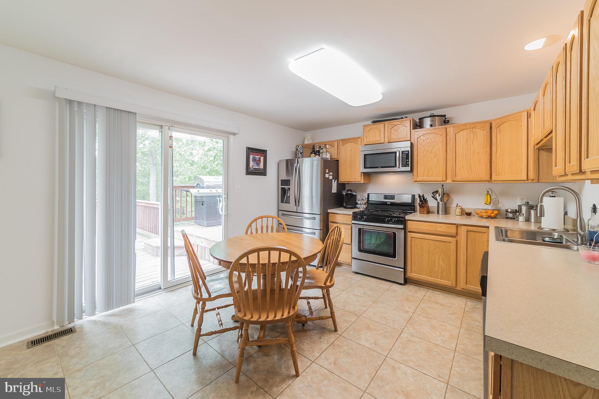 1512 Pattison Road Baltimore, MD 21221 - Photo 10 of 31 Kitchen with sliding doors leading to back deck