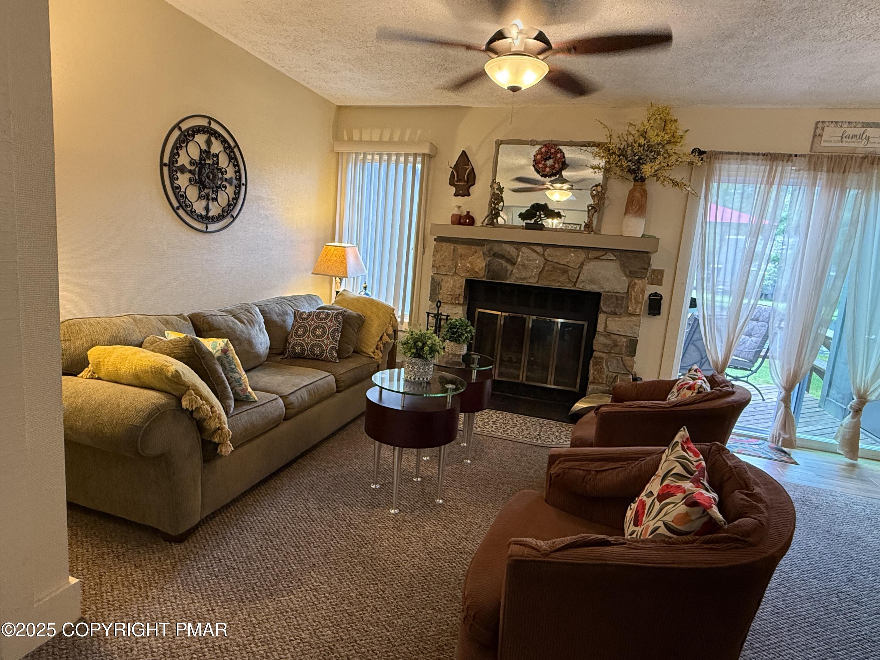 120 Snow Ridge Circle Lake Harmony, PA 18624 - Photo 6 of 29 Living Room w/ Fireplace
