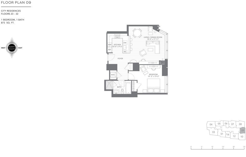 1 Franklin Street, Unit 2909 Boston, MA 02110 - Photo 10 of 16