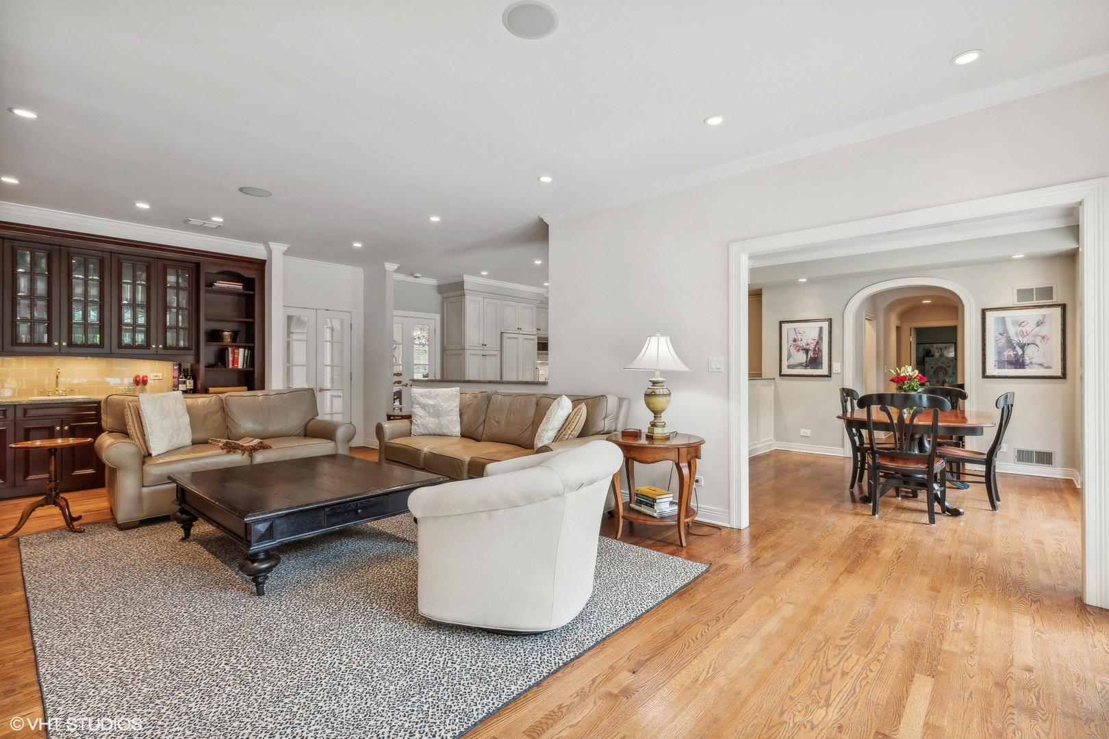 650 East Deerpath Road Lake Forest, IL 60045 - Photo 11 of 45 a living room with furniture and a wooden floor