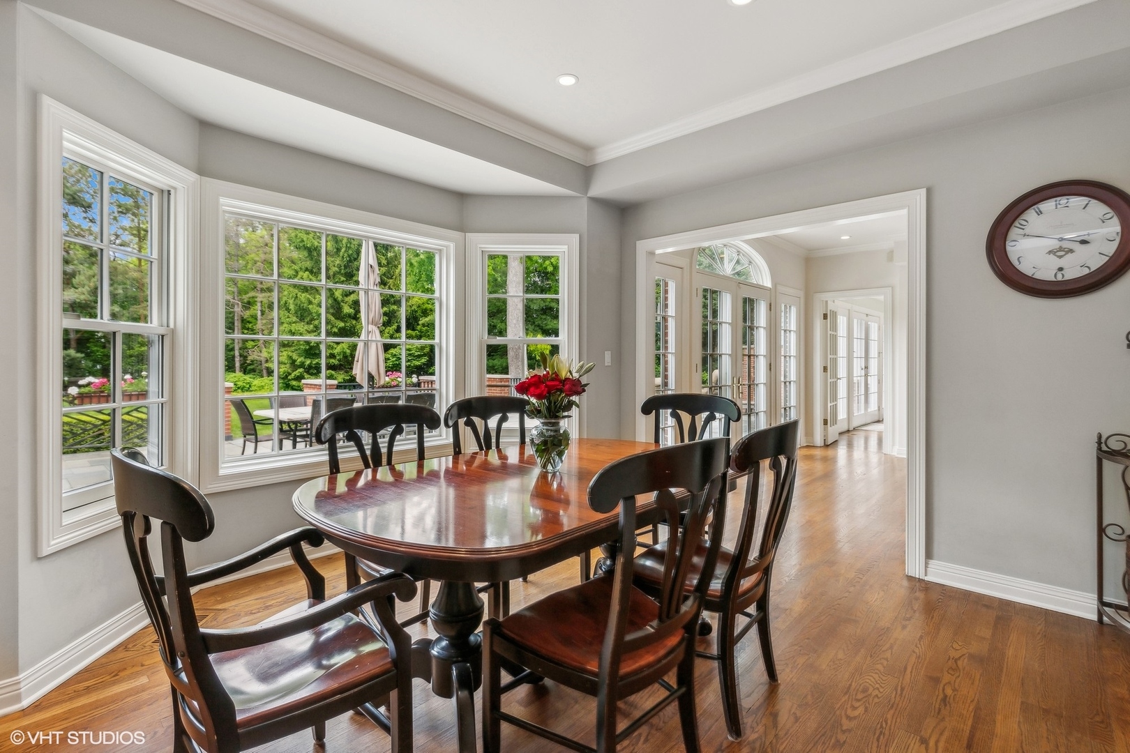 650 East Deerpath Road Lake Forest, IL 60045 - Photo 17 of 45 a view of a dining room with furniture window and outside view
