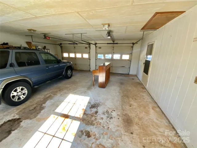 a view of a car with car parked
