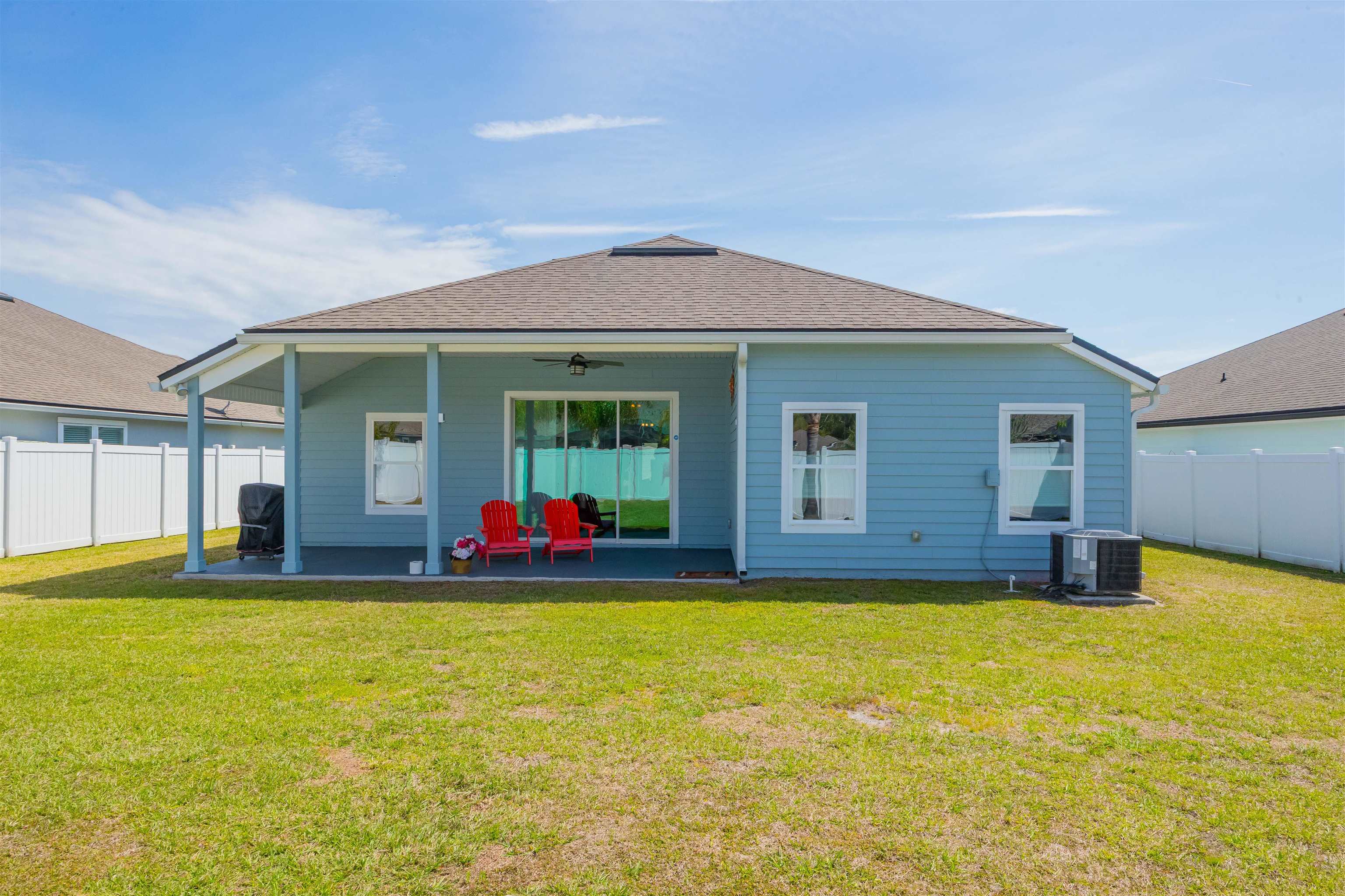 50 Salt Point St. Augustine, FL 32086 - Photo 58 of 76 a view of a house with a yard and swimming pool