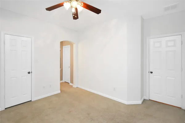 a view of an empty room