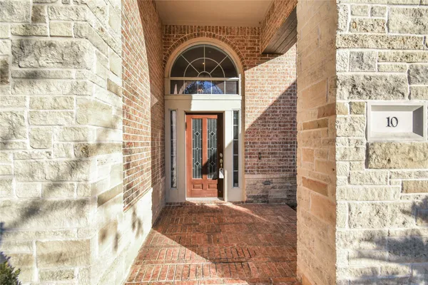 a view of a brick wall