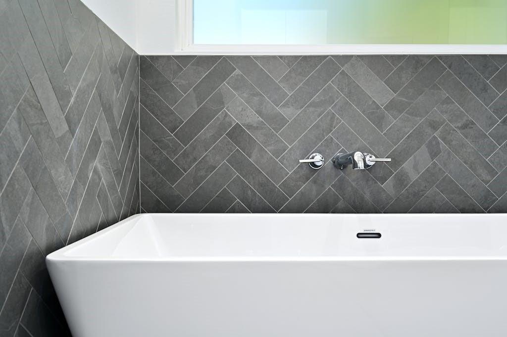 5212 Huisache Street, Unit 2 Austin, TX 78751 - Photo 23 of 30 Bathroom featuring a freestanding tub