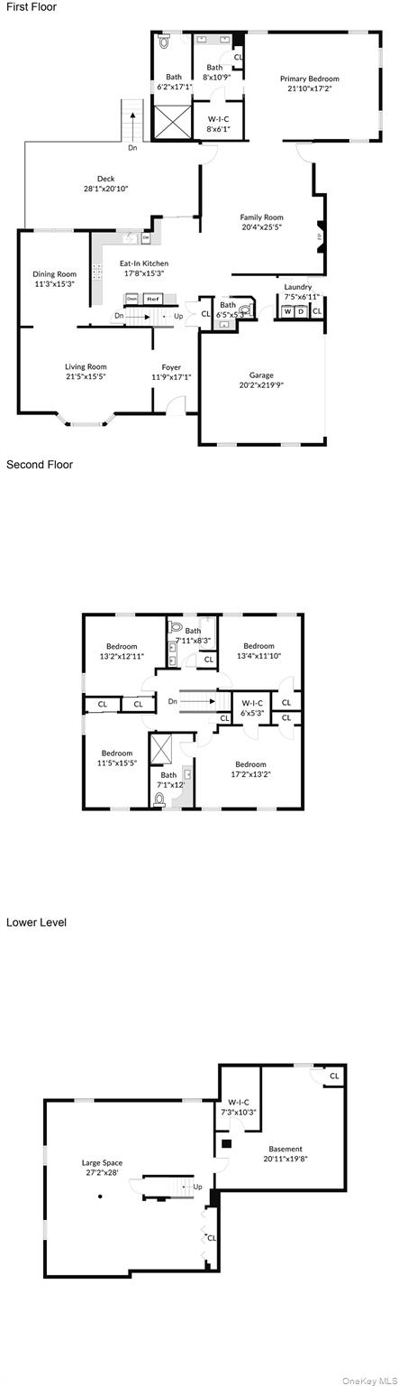 44 Ruth Drive New City, NY 10956 - Photo 40 of 40 Floorplan of all levels