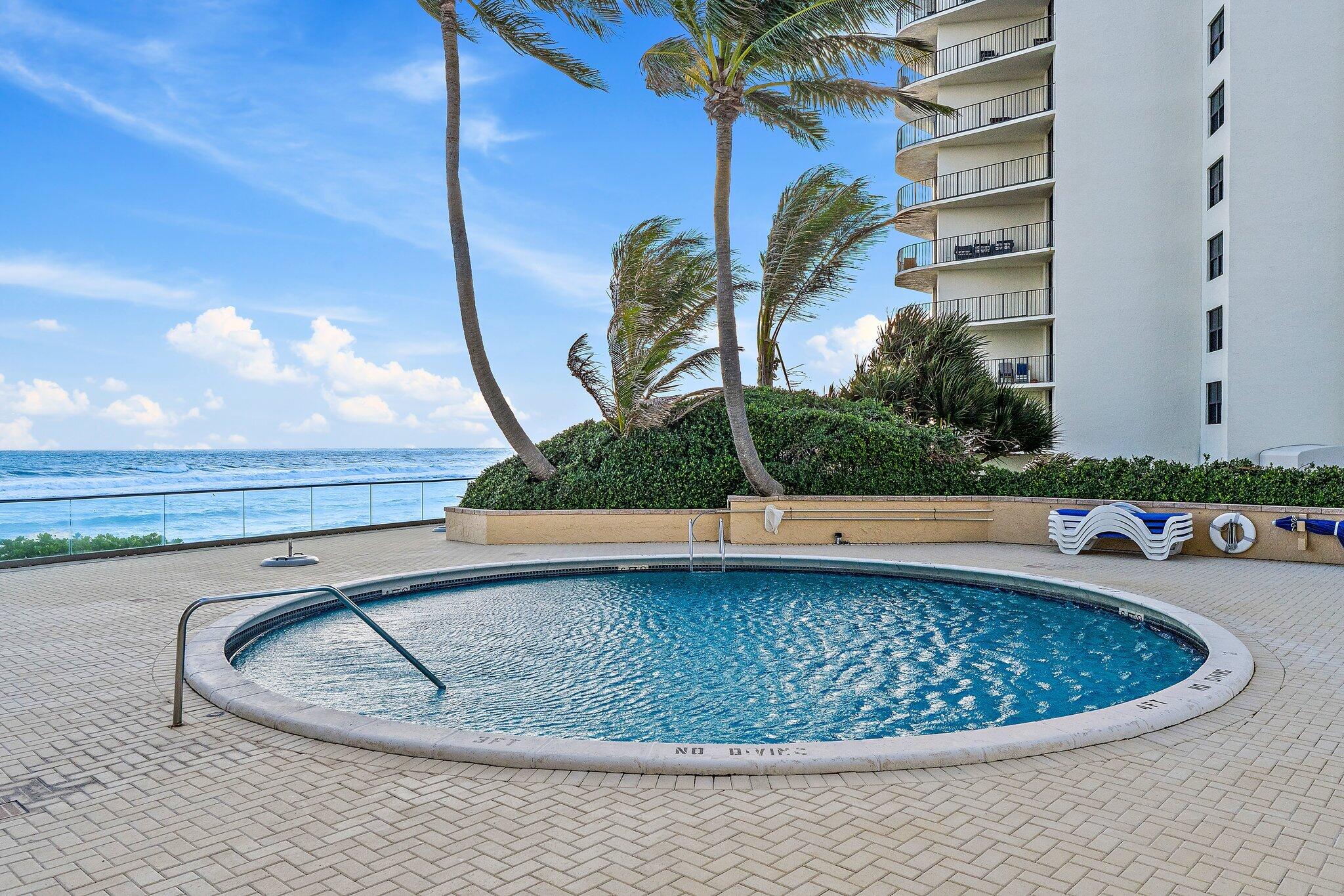 Undisclosed Address Singer Island, FL 33404 - Photo 37 of 77 5440 N Ocean 907_Pool Deck