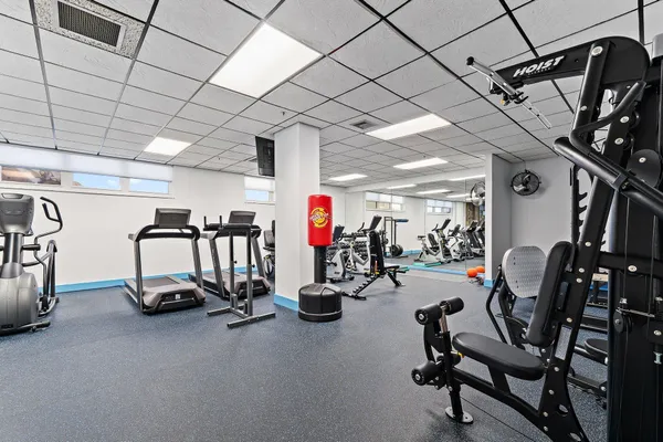 a view of a city with tall buildings