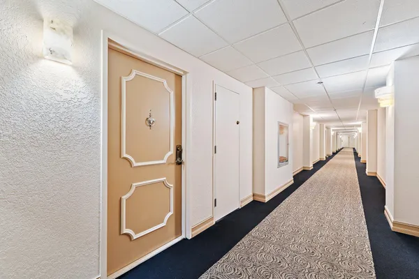 a view of a city with tall buildings