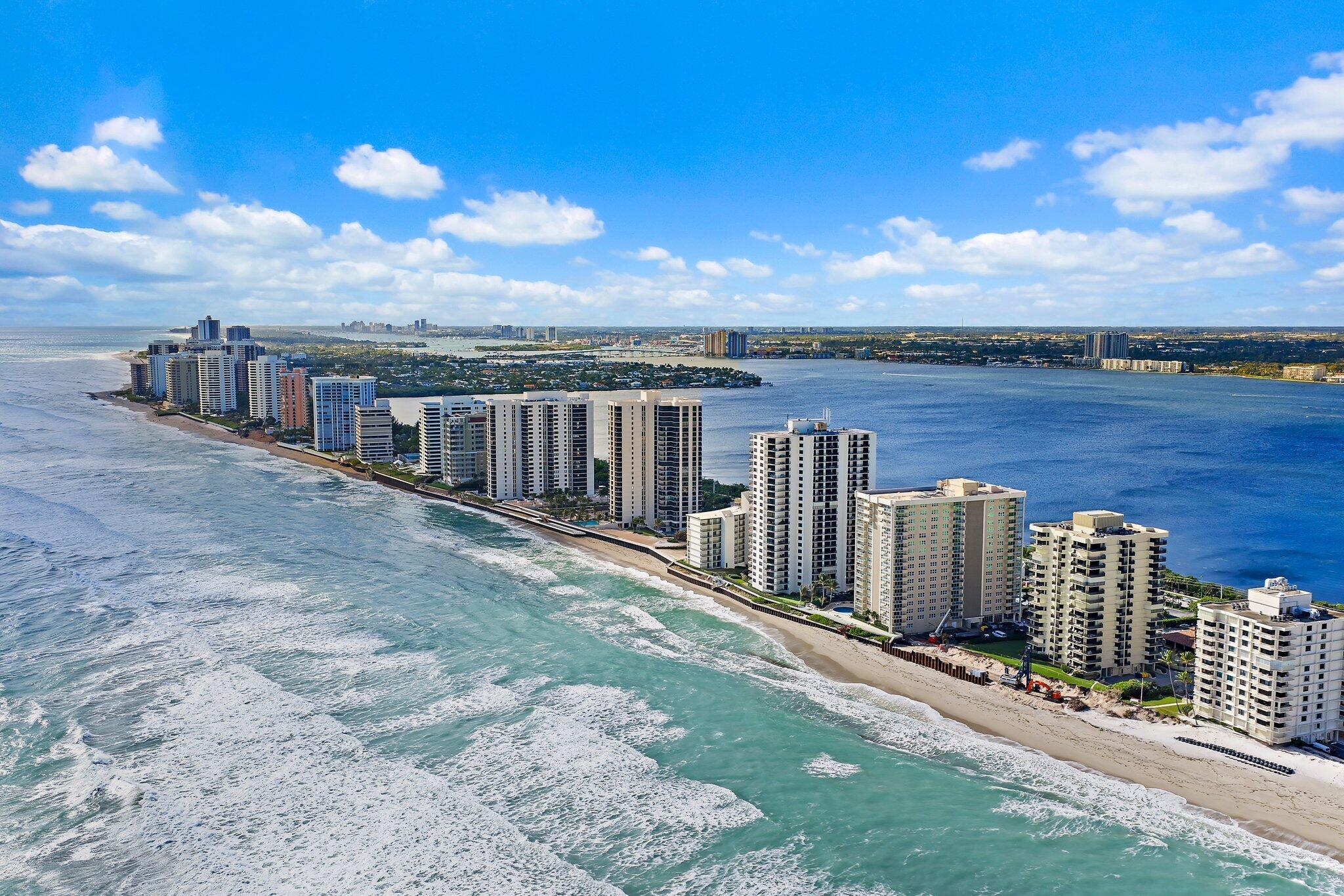 Undisclosed Address Singer Island, FL 33404 - Photo 66 of 77 a view of a terrace with sky view