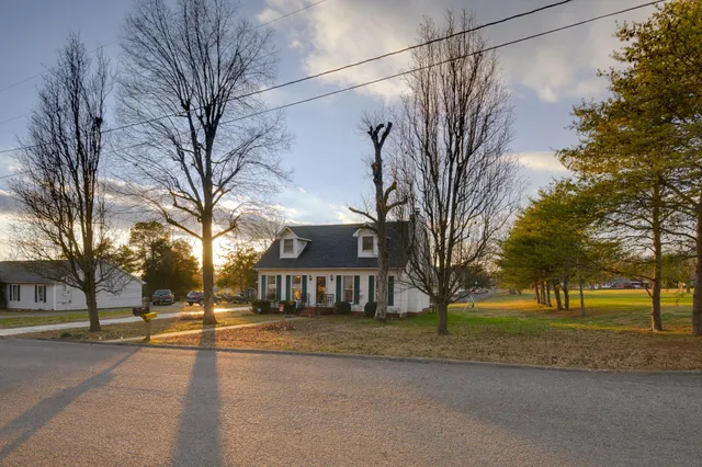 a view of a house with a patio