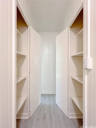 a view of closet area