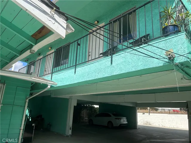 a view of a door of the house