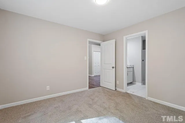 a view of an empty room