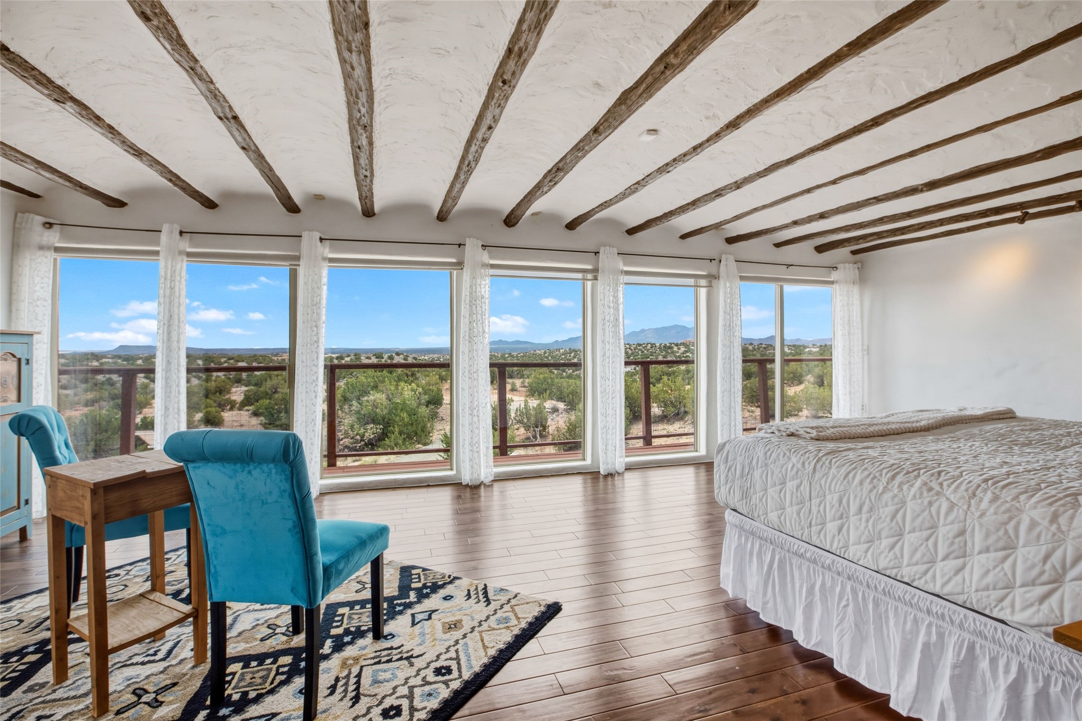 100 Rancho Alegre Road Santa Fe, NM 87508 - Photo 20 of 32 Primary Bedroom