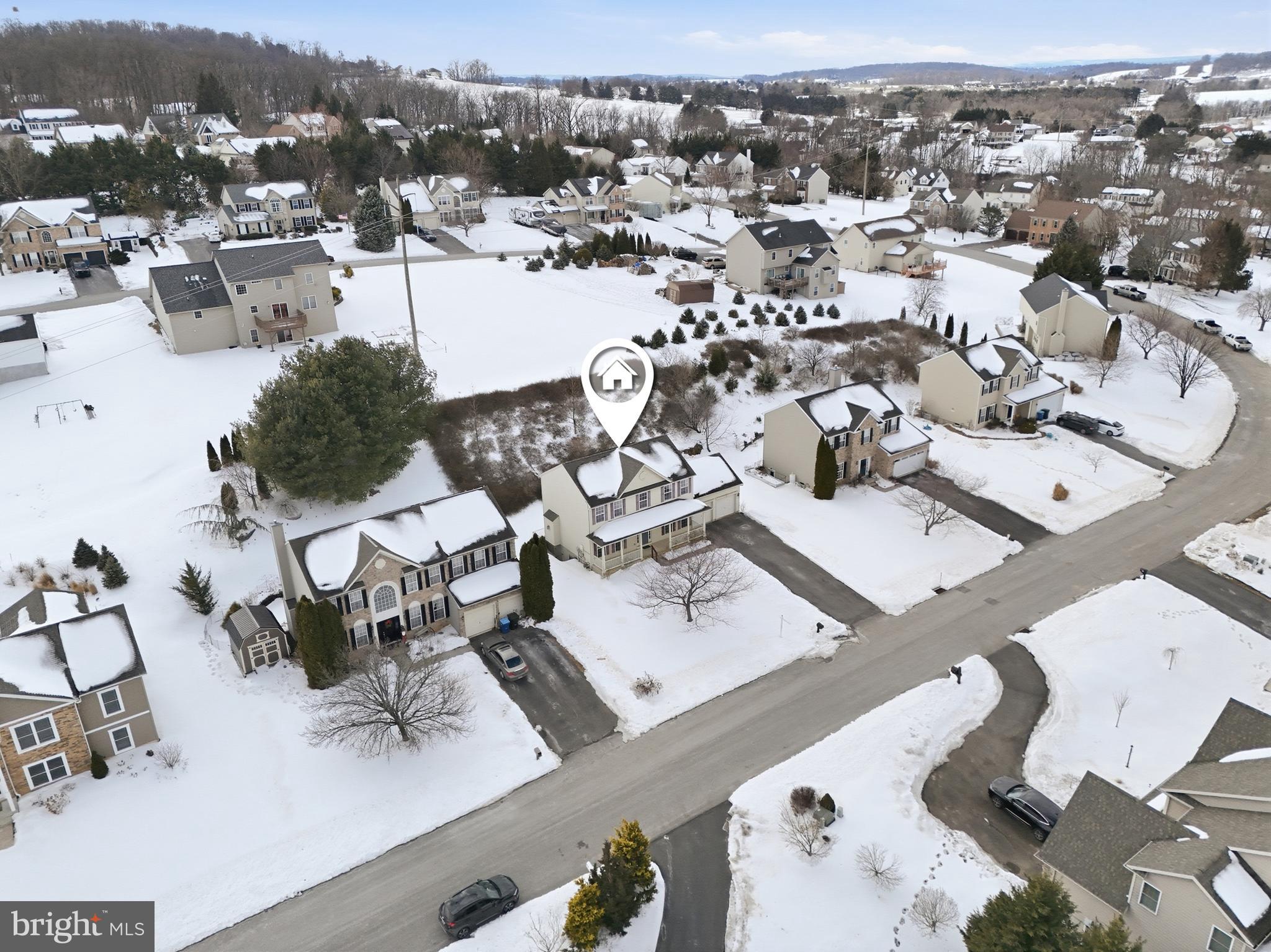 233 Sunset Circle Red Lion, PA 17356 - Photo 46 of 54 an aerial view of a city with lots of residential buildings
