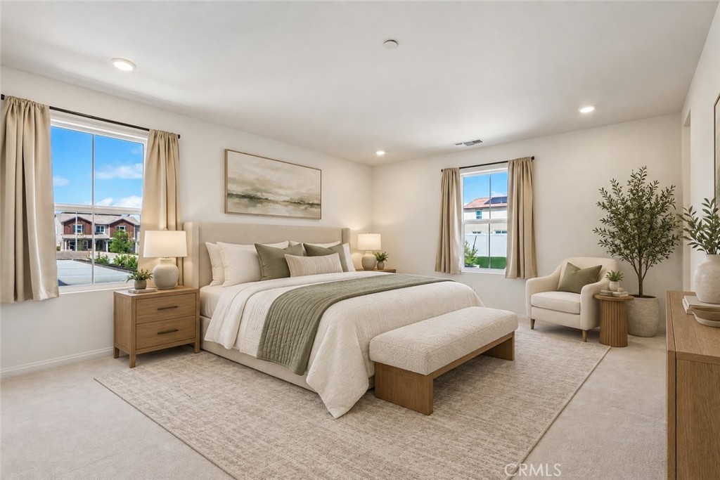 18840 Nanza Street Riverside, CA 92508 - Photo 24 of 42 AI Staged - Master Bedroom