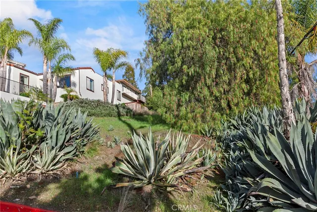 a plant that is in front of a building