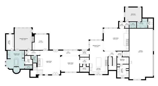 a picture of floor plan